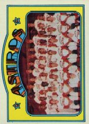 1972 Topps Baseball Cards      282     Houston Astros TC